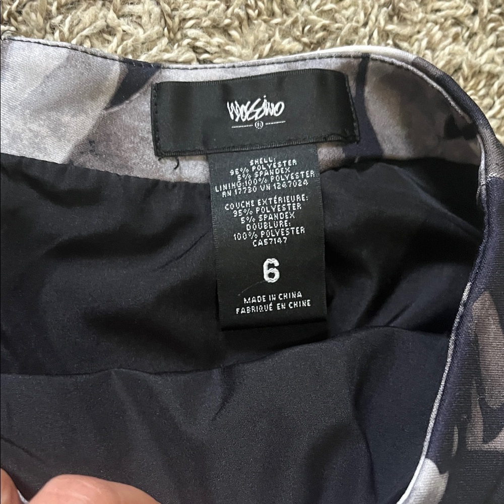 Mossimo Supply Co. Black and Gray Mini Skirt - Picture 5 of 9